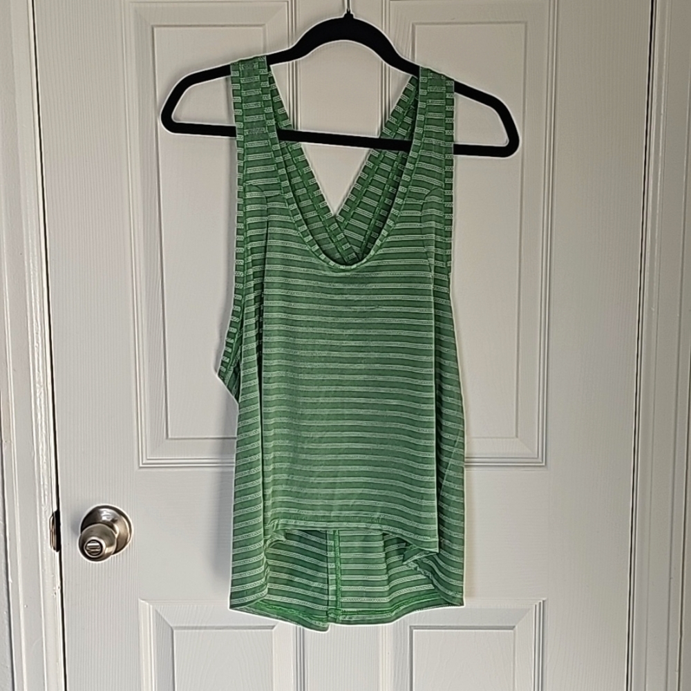 Zyia Forest Nimbus Split Back Tank Top